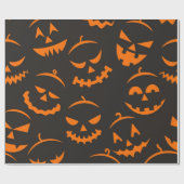Halloween patroon cadeaupapier (Vlak)