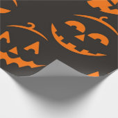 Halloween patroon cadeaupapier (Hoek)
