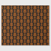 Halloween Patroon Cadeaupapier (Vlak)