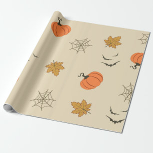 Halloween patroon cadeaupapier