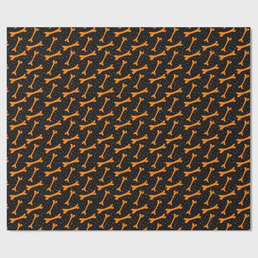 Halloween Patroon  Cadeaupapier (Vlak)