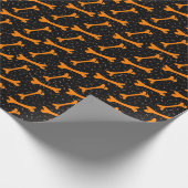 Halloween Patroon  Cadeaupapier (Hoek)