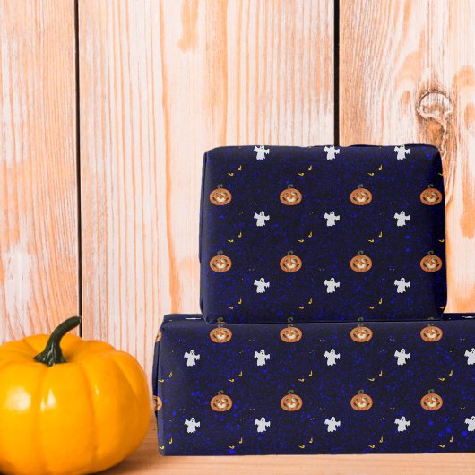 Halloween patroon cadeaupapier