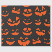 Halloween patroon cadeaupapier (Vlak)