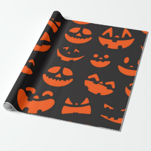 Halloween patroon cadeaupapier