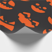 Halloween patroon cadeaupapier (Hoek)