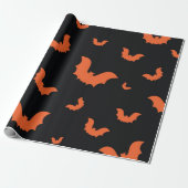 Halloween patroon cadeaupapier (Uitgerold)