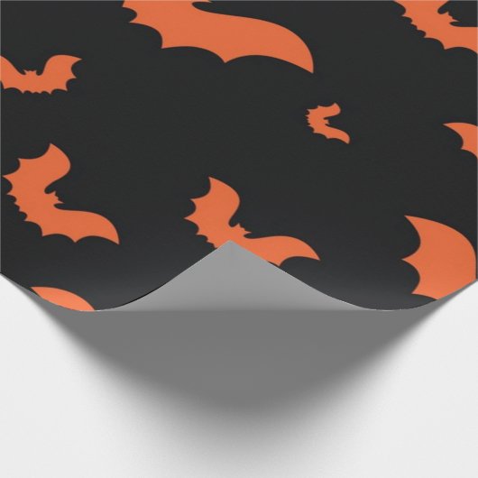 Halloween patroon cadeaupapier (Hoek)