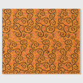Halloween Patroon Cadeaupapier (Vlak)
