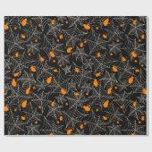 Halloween Patroon Cadeaupapier (Vlak)