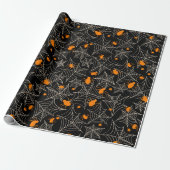 Halloween Patroon Cadeaupapier (Uitgerold)