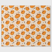Halloween Patroon Cadeaupapier (Vlak)