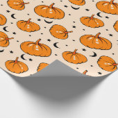 Halloween Patroon Cadeaupapier (Hoek)