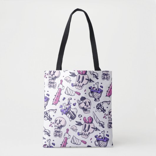 Halloween patroon decoratie tote bag (Voorkant)