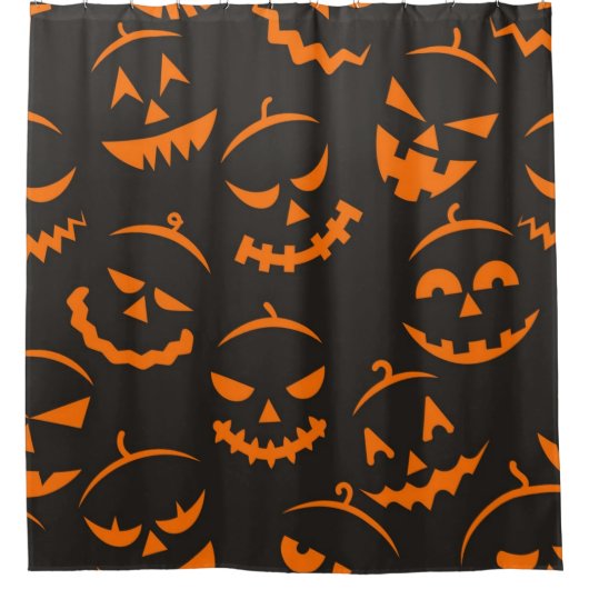 Halloween patroon douchegordijn (Voorkant)