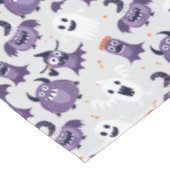 Halloween patroon enge geesten en monsters tafelkleed (Gekanteld)