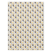 Halloween patroon enge maïs veld personages tafelkleed (Voorkant)