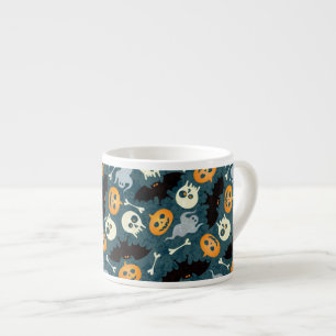 Halloween patroon espresso kop