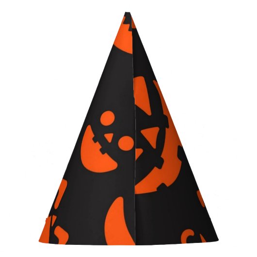 Halloween patroon feesthoedjes (Achterkant)