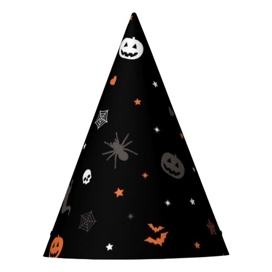 Halloween patroon feesthoedjes (Voorkant)