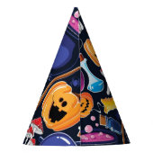 Halloween patroon feesthoedjes (Achterkant)