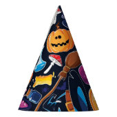 Halloween patroon feesthoedjes (Links)