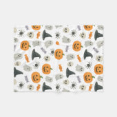 Halloween patroon fleece deken (Voorkant (Horizontaal))