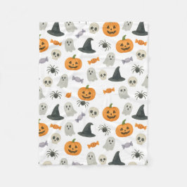 Halloween patroon fleece deken