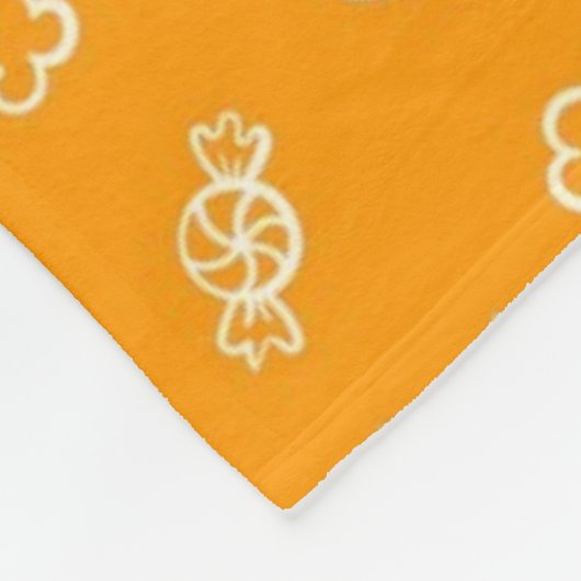 Halloween patroon fleece deken (Hoek)