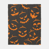 Halloween patroon fleece deken (Voorkant)