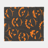 Halloween patroon fleece deken (Voorkant (Horizontaal))