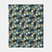 Halloween patroon fleece deken (Voorkant)
