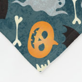 Halloween patroon fleece deken (Hoek)