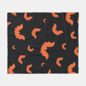 Halloween patroon fleece deken (Voorkant (Horizontaal))