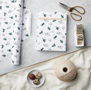 Halloween Patroon Gift Wrap papier