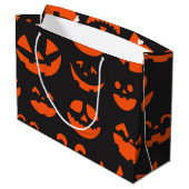 Halloween patroon groot cadeauzakje (Achterkant Gekanteld)