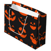 Halloween patroon groot cadeauzakje (Voorkant Gekanteld)