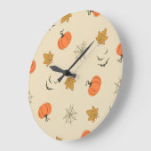 Halloween patroon grote klok (Hoek)