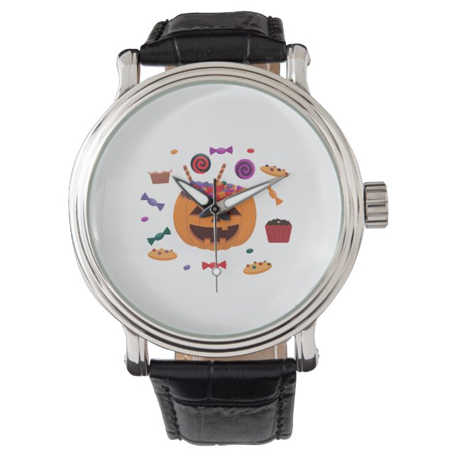 Halloween patroon horloge (Voorkant)
