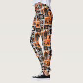 Halloween-patroon in haunted House Leggings (Links)