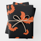 Halloween patroon inpakpapier vel (In situ)