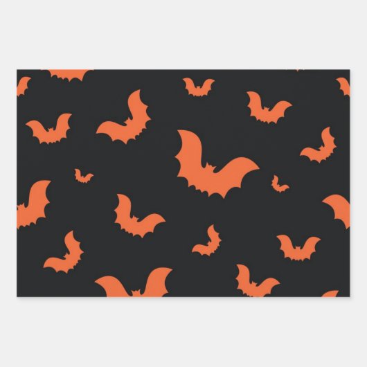 Halloween patroon inpakpapier vel (Voorkant)