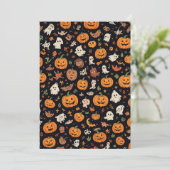 Halloween-patroon kaart (Staand voorkant)