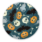 Halloween patroon keramische knop (Voorkant)