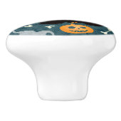 Halloween patroon keramische knop (Zijkant)