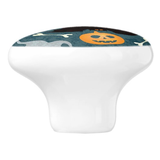 Halloween patroon keramische knop (Zijkant)