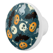 Halloween patroon keramische knop (Rechts)