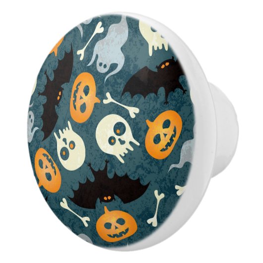 Halloween patroon keramische knop (Rechts)