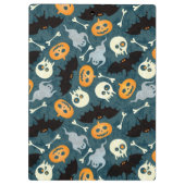 Halloween patroon klembord (Achterkant)