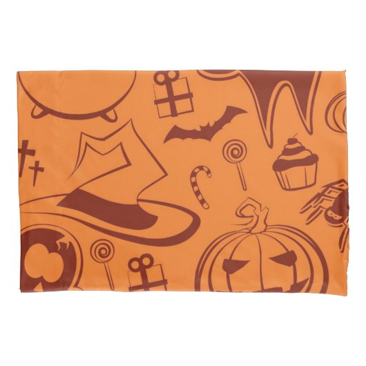 Halloween patroon kussensloop (Voorkant)